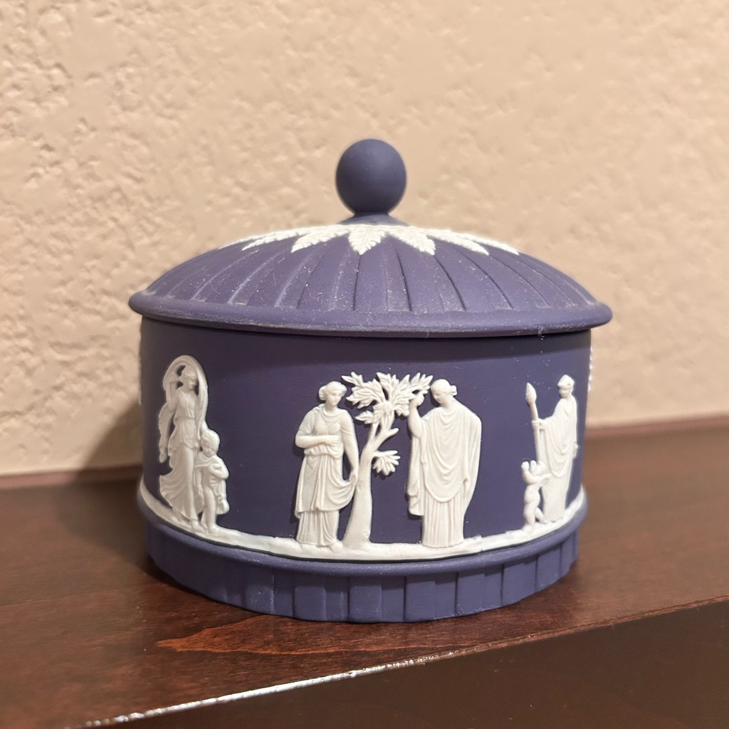 Blue And White Wedgewood Box
